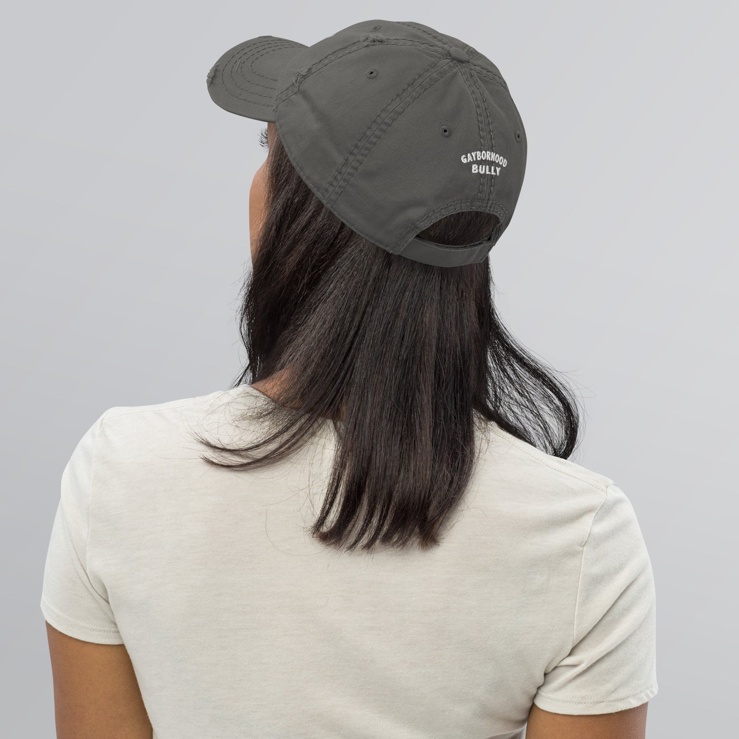 Gayborhood Bully Distressed Dad Hat