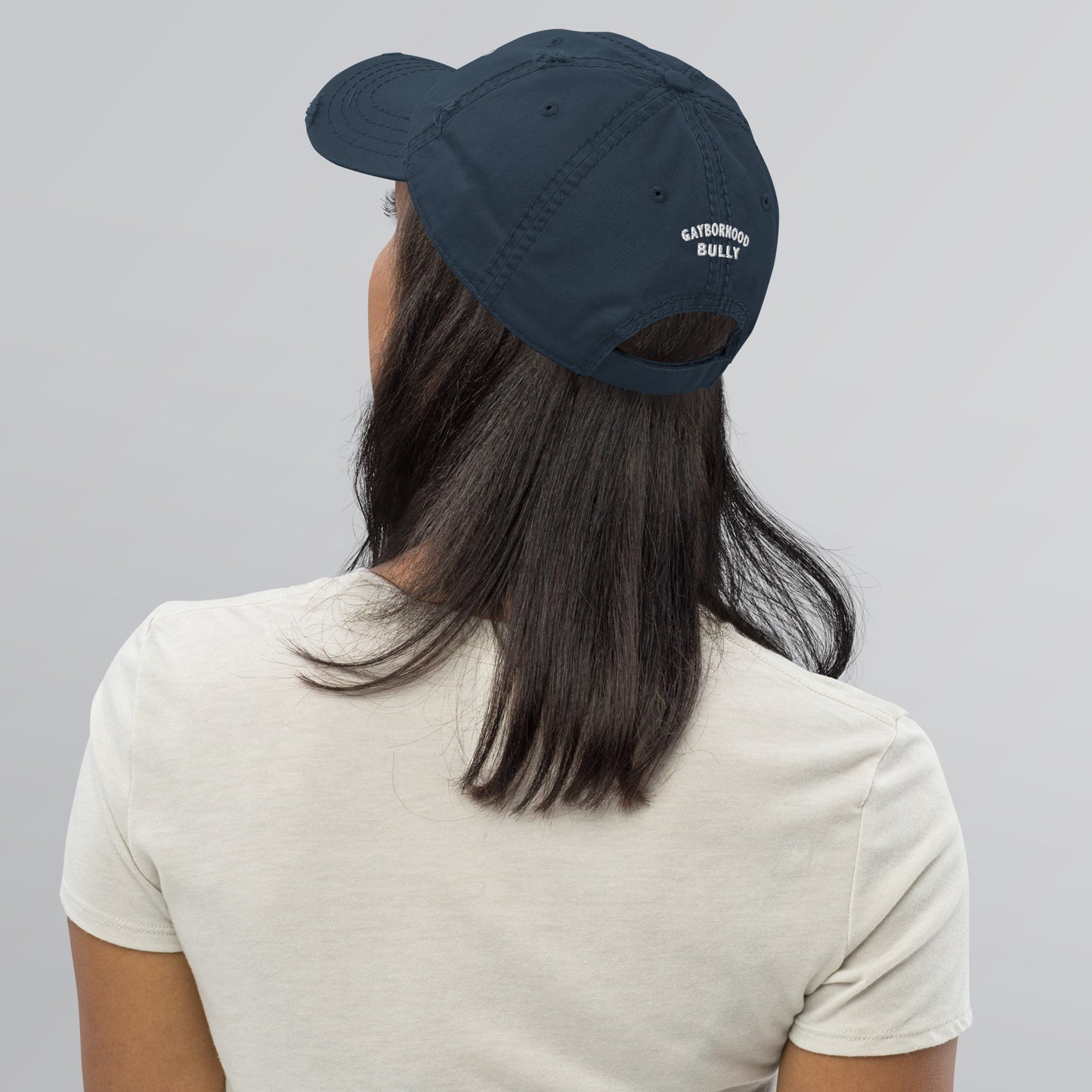 Gayborhood Bully Distressed Dad Hat